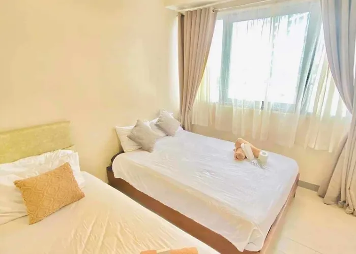 Hotel 2br Unit With Balcony- Pool Access- Near Airport